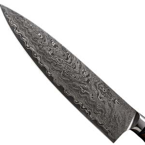 Couteau de Chef de Cuisine en Acier Damas Personnalisé, Lame à Motifs Premium, Outil de Cuisson Professionnel, Manche Ergonomique, Couteau de Restaurant - Product Image 3