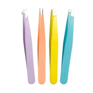 Pinzas para Pestañas de Acero Inoxidable, OEM/ODM, Logotipo Personalizado, Antiestáticas, Duraderas, Punta Dentada de Precisión, Longitud de 8-20 mm, Dentadas y Lisas - Product Image 2