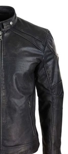 Chaquetas de Cuero Genuino de Alta Calidad, Clásicas, Duraderas, Elegantes y Atemporales, Acabado Mate y Brillante, Champ King 120g - Product Image 5