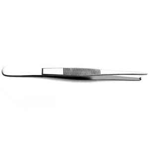 Pinzas para tejidos Adson Brown de 12 cm, de acero inoxidable, instrumentos médicos quirúrgicos, fuente de alimentación manual, juego de instrumentos con punta dentada de 3 mm - Product Image 5