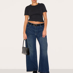 Pantalones vaqueros de moda al por mayor para mujer, de bajo MOQ, para uso exterior, de Pakistán, pantalones oversize para mujer - Product Image 1