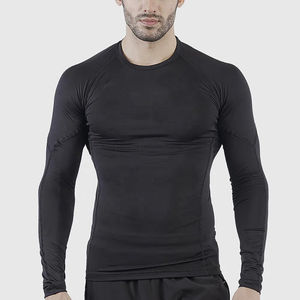 Camisetas Deportivas de Compresión de Manga Larga para Hombre, para Fisicoculturismo, Gimnasio, Ejercicio, Ajuste Regular, Secado Rápido, Transpirables - Product Image 5