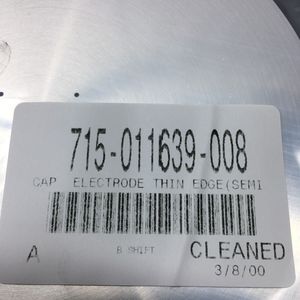 LAM 715-011639-008 ฝาครอบอิเล็กโทรดส่วนล่าง, 4400 - อุปกรณ์และอะไหล่เซมิคอนดักเตอร์ระดับโลกที่เชื่อถือได้ - Product Image 3