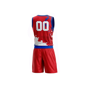Uniformes de Baloncesto Personalizados de Alta Calidad, 100% Poliéster, Tallas Grandes, Antibacterianos, de Secado Rápido, Último Diseño, Conjunto para Adultos - Product Image 3