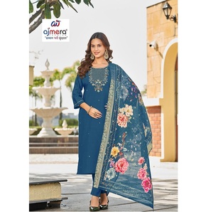 Traditional Women's Designer Ethnic Stylish Quick Dry Stretchable Wrinkle Free Kurti Suit for <b>Wedding</b> Party Wear Office Regular - Product Image 1