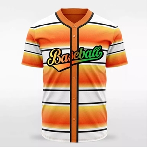 Wholesale Sublimated Baseball Jersey Full Button Custom Team Uniform High Quality Breathable Sports Apparel Europe - Product Image 1