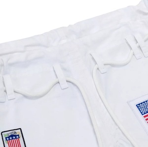 Kimono de BJJ 24 Americana Blanc 450 GSM en Coton Tissé Nacré Durable et Respirant (Lot) # 151 avec sac - Product Image 5