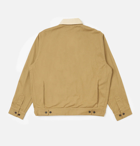 Custom 100% Cotton Duck <b>Canvas</b> <b>Work</b> <b>Jacket</b> Down Lined Oversized Heavy Weight Zip Up <b>Work</b> <b>Jacket</b> - Product Image 2