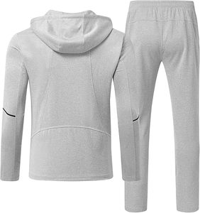 New Design Men's Two-Piece Jogger <b>Set</b> Flare Sweat Pants and Hooded Tracksuit 100% Cotton Maternity Feature for Winter Season - Product Image 1