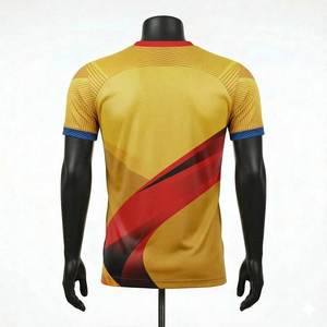 T-shirt pour homme en coton 100% avec logo personnalisé, séchage rapide, imprimé par sublimation, col rond, manches courtes, pour la course à pied, l'entraînement physique et le sport - Product Image 3