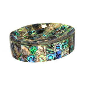 Bandeja de plato de nácar verde de alta calidad, superventas para jabones de baño, soporte de drenaje de jabón tallado para decoración de habitaciones de descanso de Hotel - Product Image 1