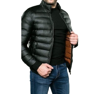 Winter Canvas Cotton-<b>padded</b> Men's Puffer <b>Jacket</b> Plus Size with Warm Lapel <b>Waterproof</b> Hooded Export From BD - Product Image 1