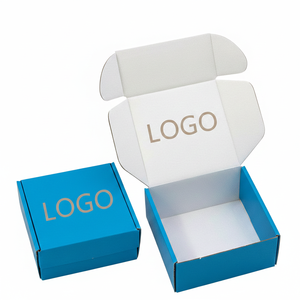 กล่องบรรจุภัณฑ์สีชมพูอ่อนรักษ์โลก พิมพ์โลโก้ตามสั่ง สำหรับของขวัญ ชุดดูแลตัวเอง และกล่องกระดาษแข็งสำหรับจัดส่งที่ทนทาน - Product Image 5