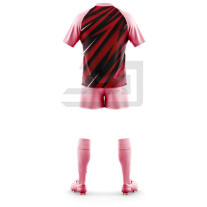 Ensemble d'uniformes de rugby personnalisés, maillot et short sublimés, vêtements de sport respirants, broderie 3D, écologiques, col en V professionnel - Product Image 3