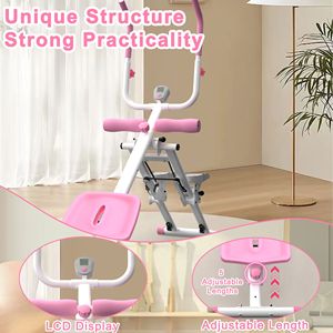 Mini Stepper 2-in-1: Stepper e Macchina per Addominali per Esercizi a Casa, Attrezzatura Fitness Portatile Rosa - Product Image 6