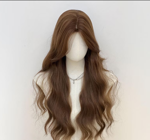 Pelucas de Cabello Humano Ondulado Marrón Oscuro Personalizadas con Encaje Frontal Transparente HD, Densidad 180, Sin Pegamento, Línea de Cabello Pre-Desplumada - Product Image 6