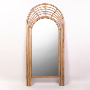 Rattan <b>full</b> <b>length</b> <b>mirrors</b> wholesale price free <b>standing</b> & wall body <b>mirror</b> in handcrafted frame - Product Image 2