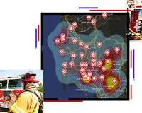 Plateforme de gestion des camions de pompiers : Suivi de flotte, niveaux de carburant et d'eau, maintenance, expédition, surveillance des véhicules en temps réel, compatible MAC OS, en stock