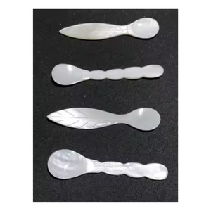 Mother of Pearl Decorative Seashell Spoon Handmade in Vietnam for Dining Tableware Wholesale Trade - Product Image 3