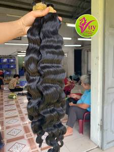 Extensions de cheveux vierges vietnamiens VuyHair 100 % naturels, non traités, couleur naturelle, 95-100g, double trame machine, best-seller - Product Image 2
