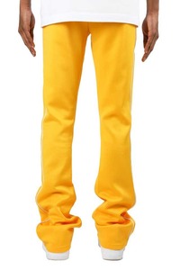 100% algodón logotipo personalizado polar Joggers pantalones de chándal alto 3D Puff estampado francés Terry Track pantalón hombres holgados pantalones apilados primavera - Product Image 2