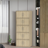 Hochwertige 5-Schicht Holzregale Modernes Design Praktische Vielseitige Nutzung Wohnzimmer Schlafzimmer Esszimmer Küche Zuhause Hotel Schule