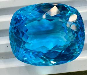 Piedra de Topacio Azul Natural de Alta Calidad de 74 Quilates, Opción Popular para la Creación de Joyas y Relojes para Regalos, Piedras Preciosas Sueltas al por Mayor - Product Image 2