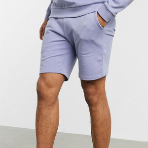 Men's Summer Casual 2-Piece Sportswear Set Terry Fabric Oversized Hoodie & Slim Shorts Quick Dry Custom Logo Polyester/Cotton - Product Image 6