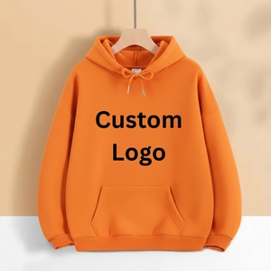 Sudadera con capucha para hombre personalizada al por mayor, de tela lisa teñida, con hombros caídos, tipo jersey, de peso pesado, en blanco para bordar - Product Image 1