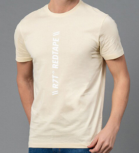 Camiseta de Algodón para Hombre, Cuello Redondo, Corte Regular, Lisa, Casual, Manga Corta, para Gimnasio, Entrenamiento y Moda, para el Mercado Global, Venta al Por Mayor - Product Image 1