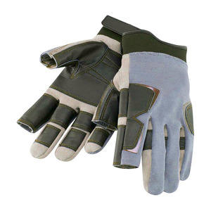 Guantes de Piel de Cabra para Vela, Diseño Nuevo, Deportivos, Impermeables, para Remo, Navegación, Surf, Fitness, con Dedos Descubiertos - Product Image 1