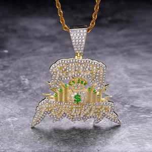 Pendentif Tigre Hip Hop Unisexe de Luxe Personnalisé Certifié IGI en Moissanite avec Chaîne en Acier Inoxydable pour Rappers et Performers – Anniversaire - Product Image 5
