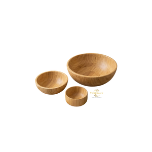 Tazón de Bambú Duradero, Tazón de Madera Ecológico y Natural, Vajilla Reutilizable para Ensalada, Arroz y Sopa - Product Image 2