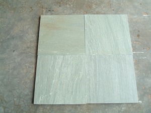Dalles et carreaux en pierre calcaire vert lime durables et antidérapants pour la conception intérieure et extérieure - Product Image 2