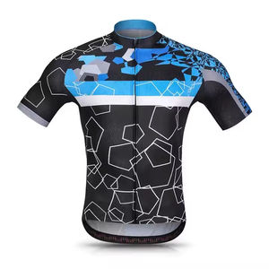 Vêtements de cyclisme personnalisés en gros, écologiques, légers, 100% polyester pour hommes, avec logo personnalisé, prix bas, qualité supérieure - Product Image 2