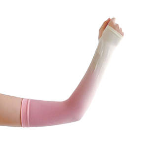 Mangas de protección UV de seda fina para deportes al aire libre, para hombres y mujeres, flexibles, protegen la piel del polvo. - Product Image 1