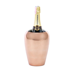 Vintage Design Double Wall Insulated Copper <b>Wine</b> Cooler Handcrafted Hammered Metal Ice Bucket & Champagne Chiller For Bar - Product Image 3