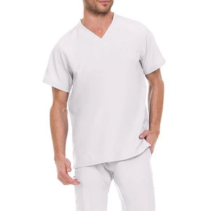 Tenues médicales durables personnalisées avec logo pour hommes – Ensembles d'uniformes d'infirmiers et de médecins pour hôpitaux, vente en gros - Product Image 4