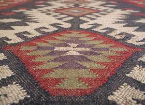 Alfombras Kilim Modernas con Diseños Decorativos, Tejidas a Mano con Yute y Lana, para Sala de Estar, Dormitorio y Estudio - Product Image 4