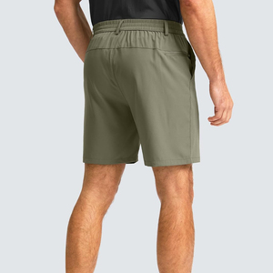 Pantalones cortos de golf de corte moderno para hombre, tela elástica, absorbe la humedad, transpirable, cómodo, diseño elegante para hombre - Product Image 2