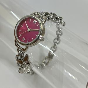 Reloj de Pulsera de Moda 1057-C para Mujer, Caja Redonda de Aleación, Cadena de Acero Inoxidable, Reloj de Cuarzo de Alta Calidad - Product Image 5
