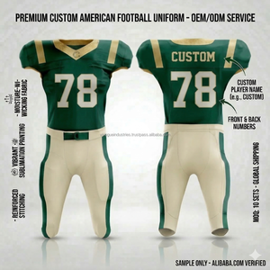 Full Sublimation American <b>Football</b> Kit Matching Jersey Pants <b>Socks</b> Set Custom Sublimated Performance Sports Gear 100% <b>Short</b> - Product Image 6