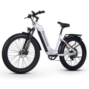 Customized <b>Electric</b> Sports Mountain Bike 26*3 Tires 48V 17.5AH Lithium Battery Aluminum Alloy Frame Hydraulic Disc Brakes - Product Image 6