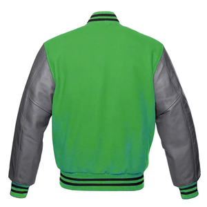 Customized Men's High Quality Varsity Letterman Jacket Wool Hooded Stand Collar Breathable Fabric <b>Winter</b> <b>Coat</b> Big Size - Product Image 3