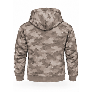 Ensemble de survêtement camouflage gris unisexe, veste à capuche et pantalon de jogging, vêtements de sport camouflage personnalisés, tenue de sport décontractée - Product Image 3