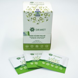 Lingettes d'hygiène intime jetables, contrôle des odeurs, aux herbes naturelles, postbiotiques, hydratantes, sans mousse, sûres pour la zone féminine - Product Image 1