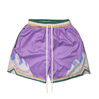 Pantalones Cortos de Malla de Béisbol al por Mayor, 100% Poliéster, Sólidos, Casuales, Transpirables, de Secado Rápido, Personalizables, de Alta Calidad