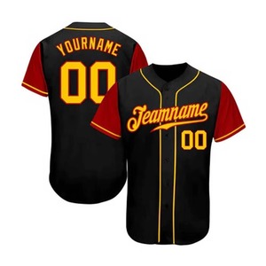 Camiseta de Béisbol para Hombre 2026, de Alta Calidad, 100% Poliéster, con 2 Botones, Diseño Transpirable con Parches, Personalizable - Product Image 5