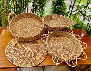 Meilleures ventes d'artisanat en rotin - Artisanat en rotin et bambou - Panier en rotin pour cadeau, décoration, rangement - Product Image 3