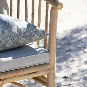 เก้าอี้รับประทานอาหารไม้ไผ่พับได้ทำมือ พร้อมเบาะรองนั่ง เฟอร์นิเจอร์ไม้ไผ่ธรรมชาติรักษ์โลก สำหรับบ้าน สวนสาธารณะ และห้องรับประทานอาหาร - Product Image 3